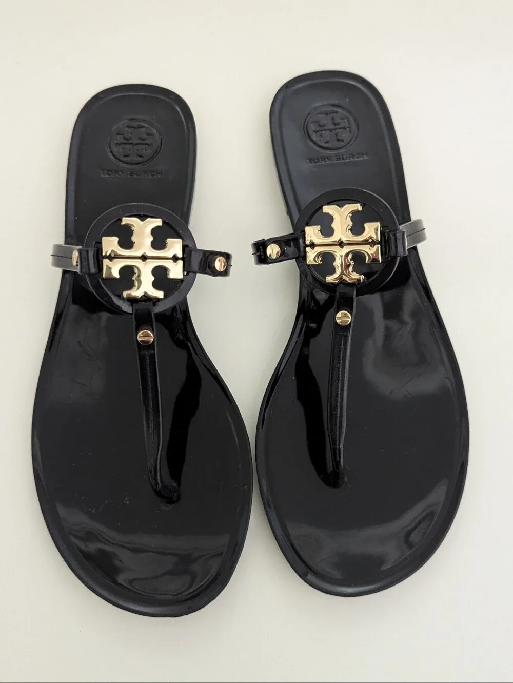 GUC! Tory Burch Mini Miller Sandal In Black Size 7